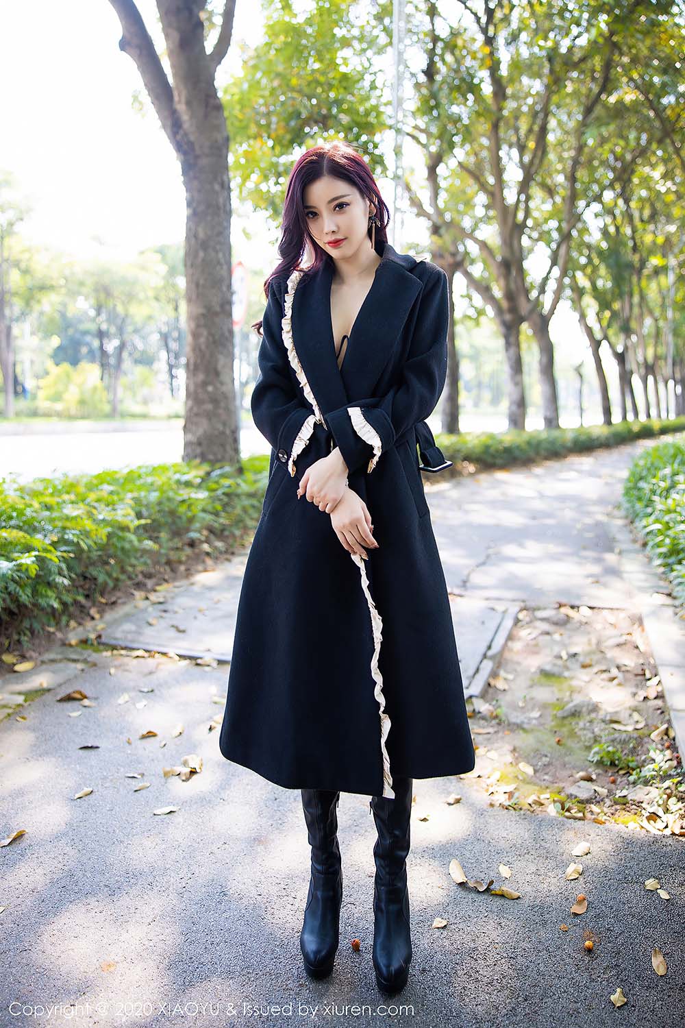 [XIAOYU语画界]YU20200731VOL0338 2020.07.31 VOL.338 杨晨晨sugar 网袜皮衣