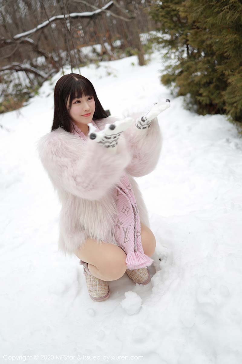 [MFStar模范学院]MF20200219VOL0271 2020.02.19 VOL.271 雪花与精致的蕾丝内衣网袜 朱可儿Flower