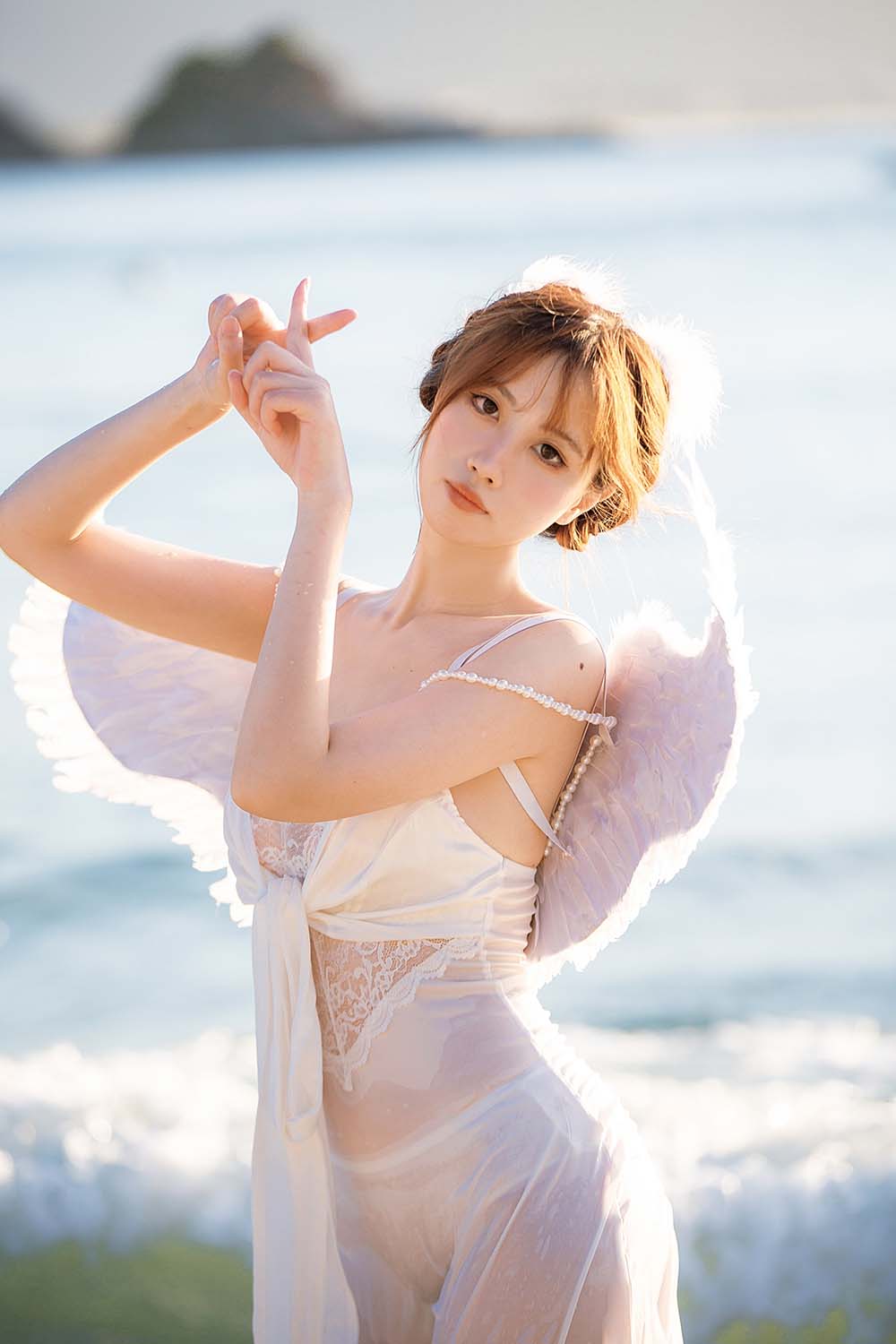 念雪ww – 海边神明少女