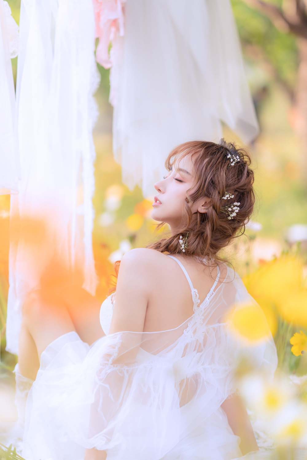 过期米线线喵 – 夏日限定 晒衣服