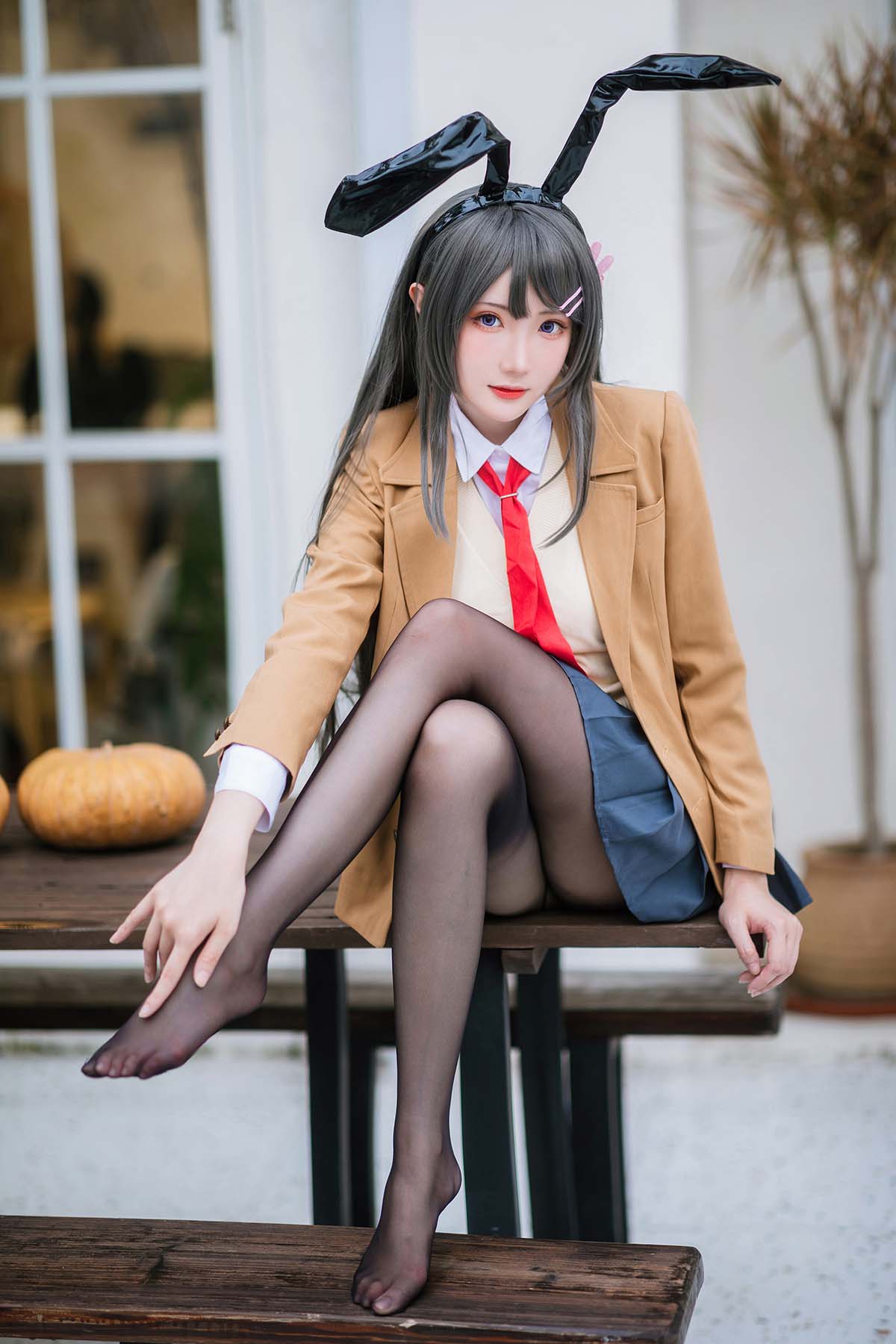 瓜希酱 – 樱岛麻衣 校服