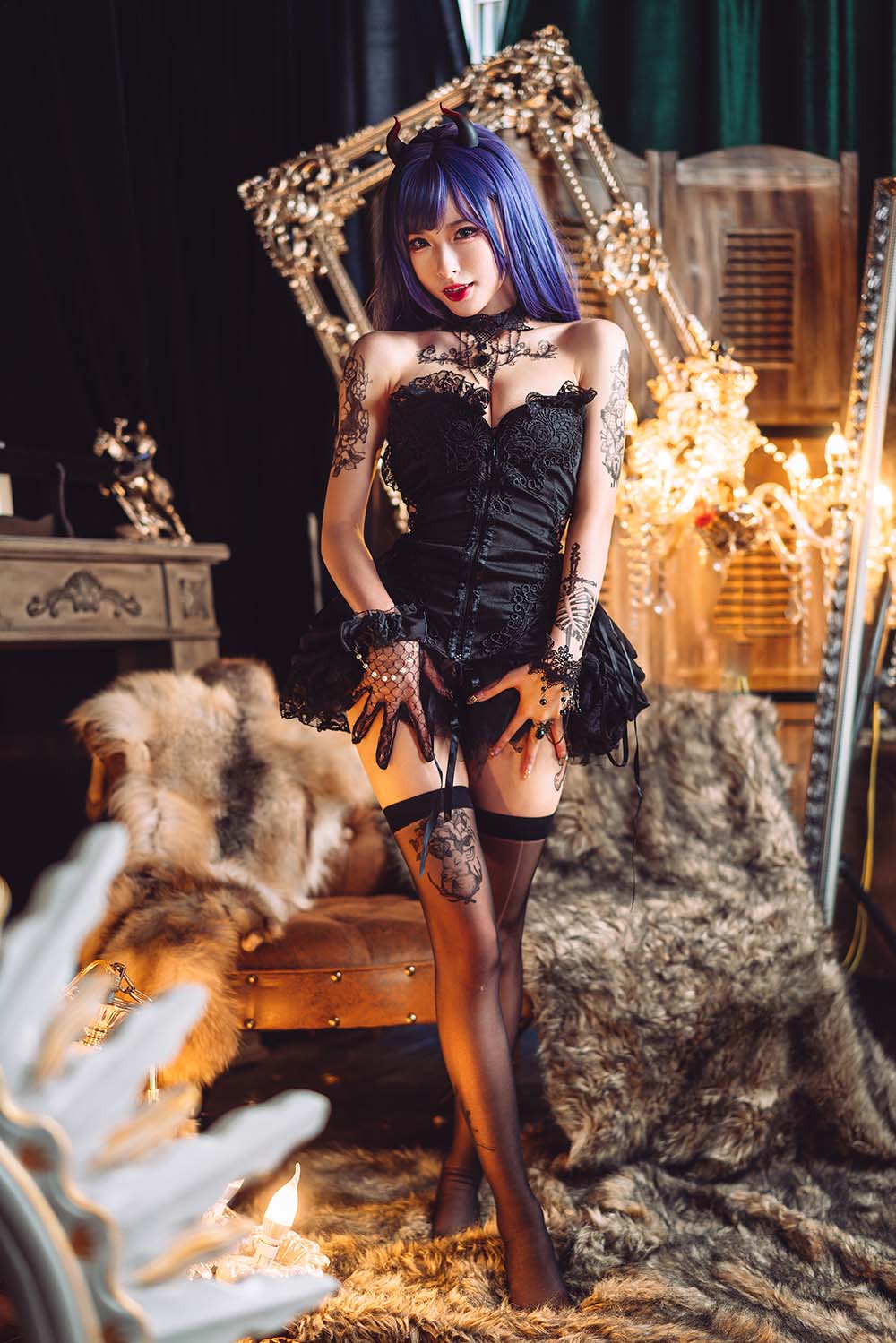 清水由乃 – 暗黑纹身