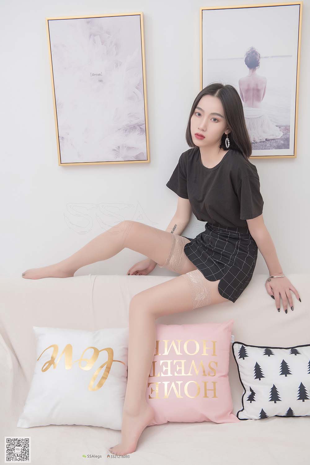 [SSA丝社]超清写真 NO.031 大大 邻家美腿大大的长筒肉丝