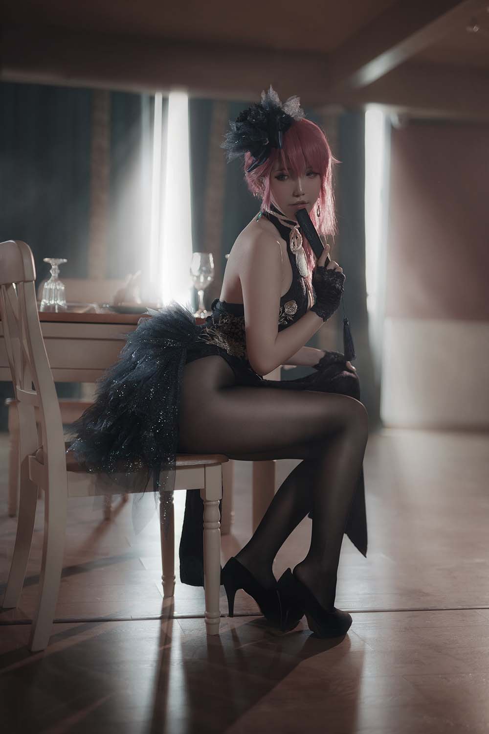 阿薰kaOri – 黑太子旗袍