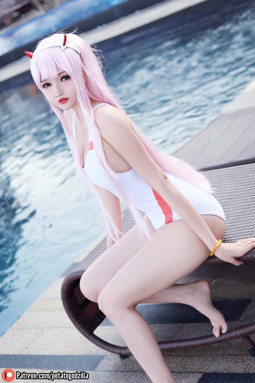 Potato Godzilla – Zero Two Swimsuit