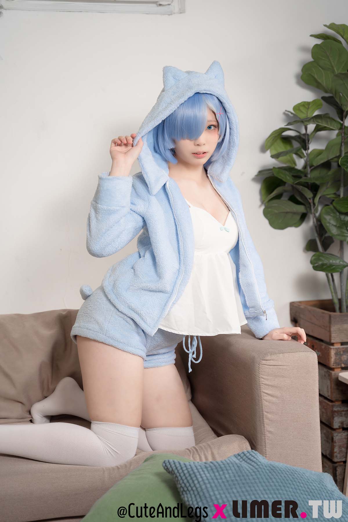 Limerence原创 NO.098 异世界新人之之初次Re小猫咪睡衣雷姆