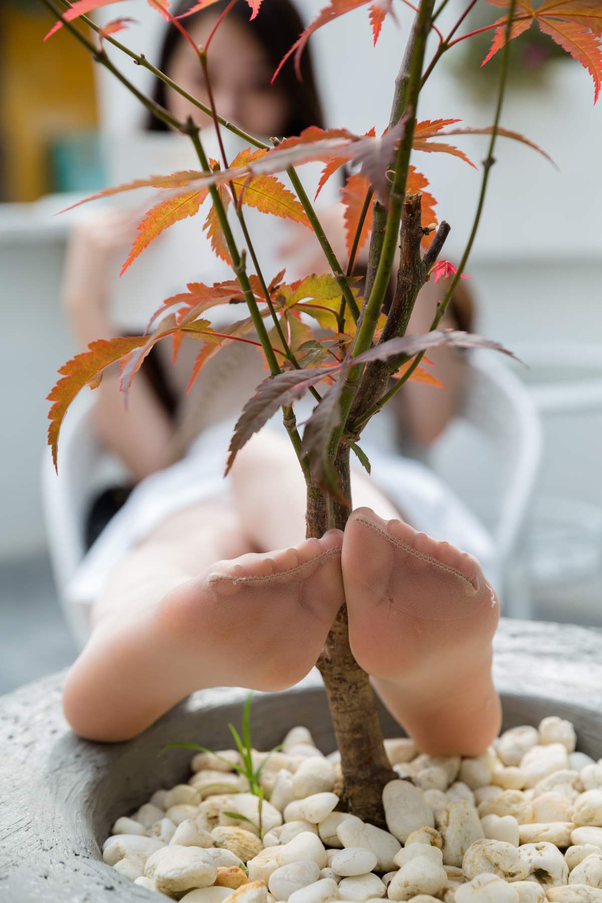 Sia不吃鱼 – 纯白超短裙